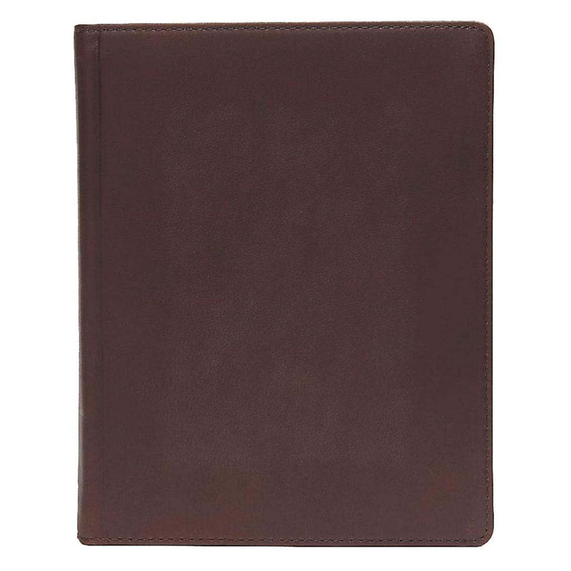 CSB Notetaking Bible, Brown Genuine Leather-Over-Board, Black Letter, Wide Margins, Journaling Space, Single-Column, Reading Plan, Easy-to-Read Bible Serif Type