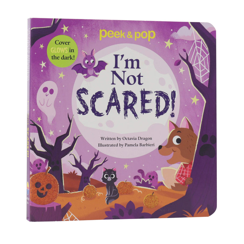 Im Not Scared Peek & Pop Up Halloween Book - Cover Glows in the Dark