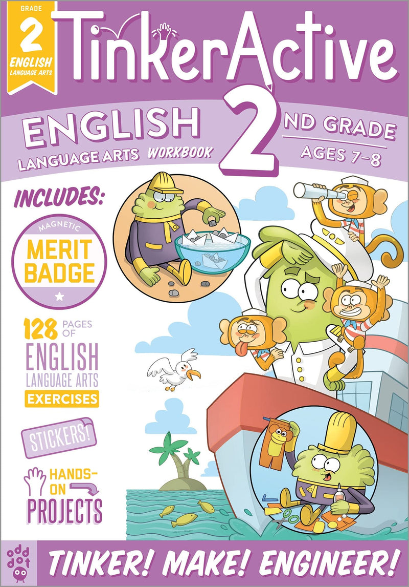 TinkerActive Workbooks 2nd Grade English Language Arts