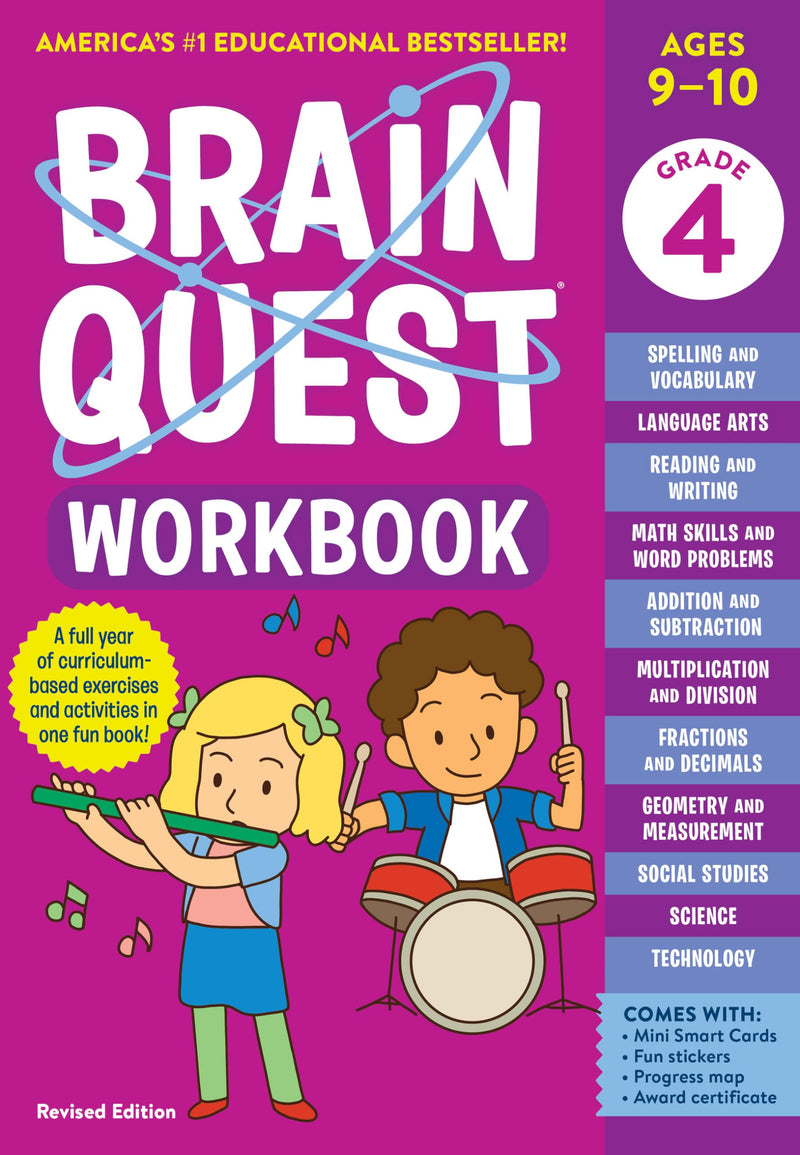 Brain Quest Workbook 4th Grade Revised Edition (Brain Quest Workbooks)