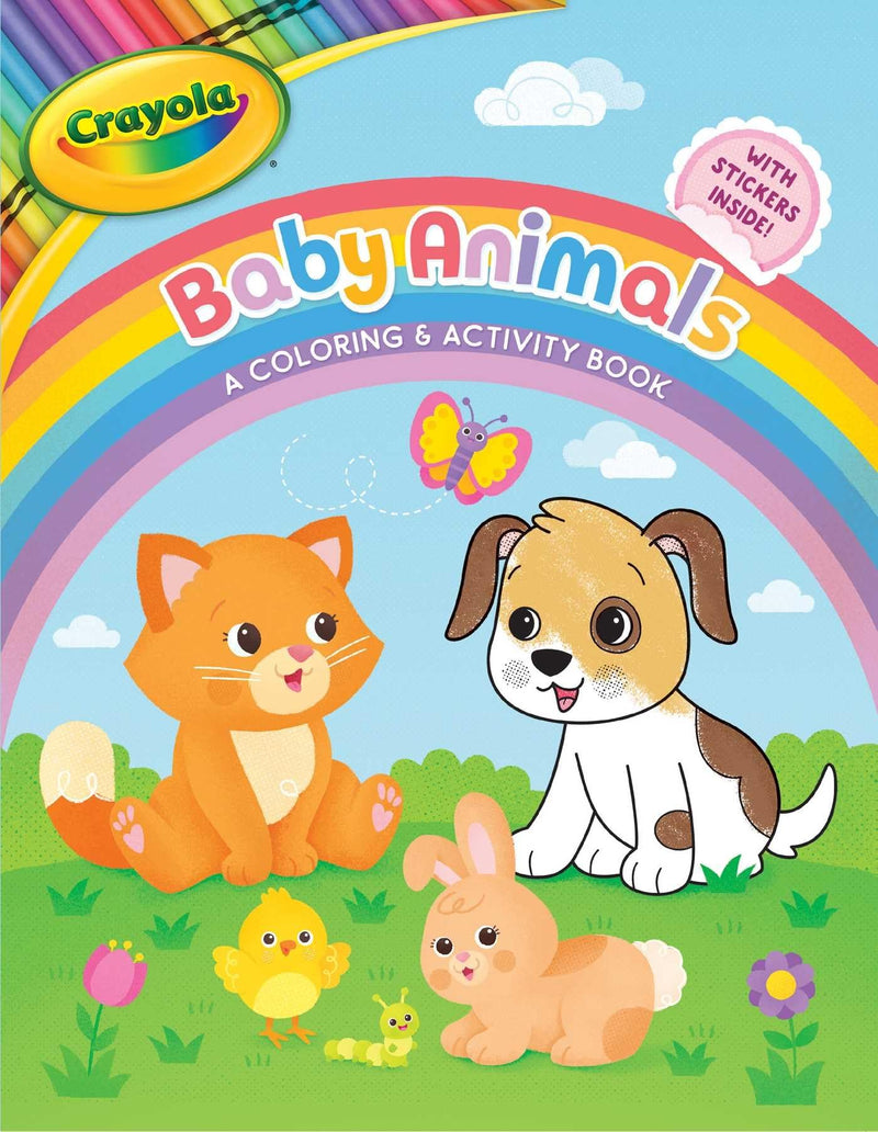 Crayola Baby Animals (A Crayola Baby Animals Coloring Activity Book for Kids) (Crayola/BuzzPop)