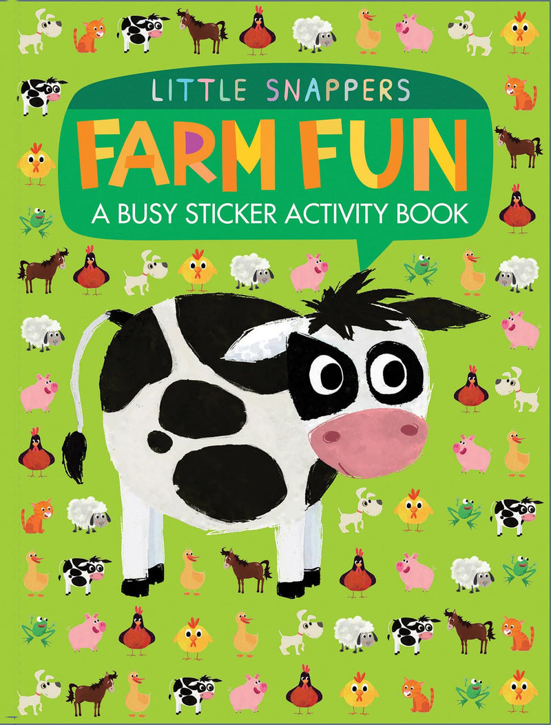 Farm Fun A Busy Sticker Activity Book (Little Snappers)